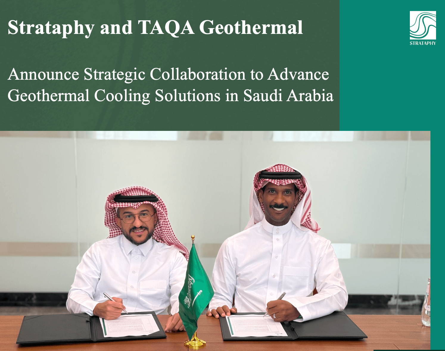 Strataphy and Taqa Geothermal Agreement